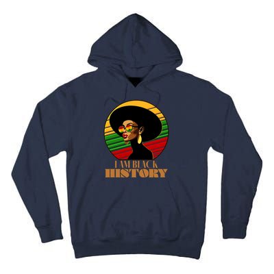 I Am Black History Stylish Black African American Woman Tall Hoodie