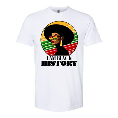 I Am Black History Stylish Black African American Woman Softstyle® CVC T-Shirt