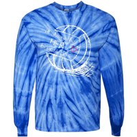 I'll Always Be Her Biggest Fan Gift Volleyball Gift Proud Mom Dad Gift Tie-Dye Long Sleeve Shirt