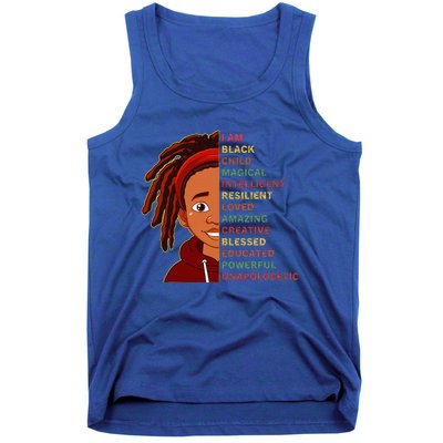 I Am Black History Month strong African American Tank Top