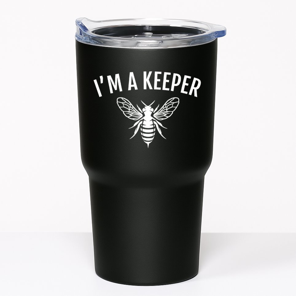 I'm A (Bee)keeper Gift Funny Beekeeper Beekeeping Funny Gift Tumbler