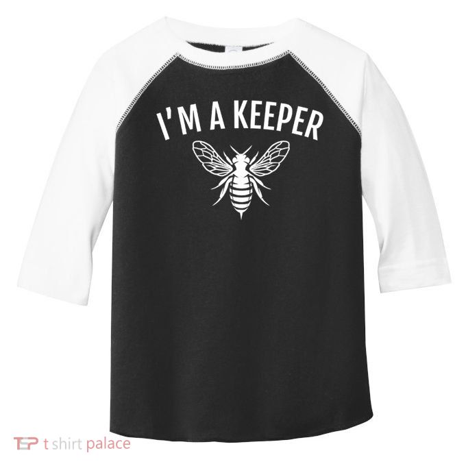 I'm A (Bee)keeper Gift Funny Beekeeper Beekeeping Funny Gift Toddler Fine Jersey T-Shirt