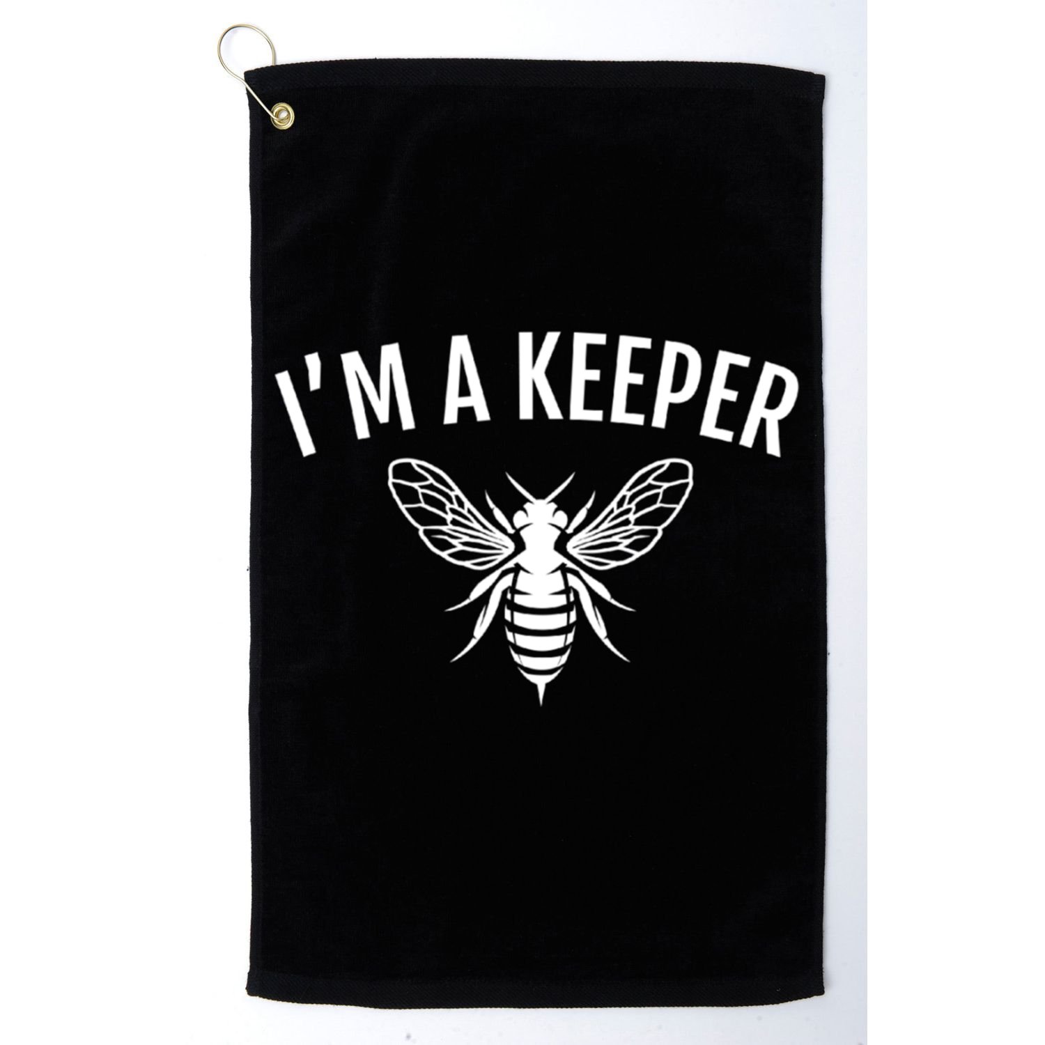 I'm A (Bee)keeper Gift Funny Beekeeper Beekeeping Funny Gift Golf Towel
