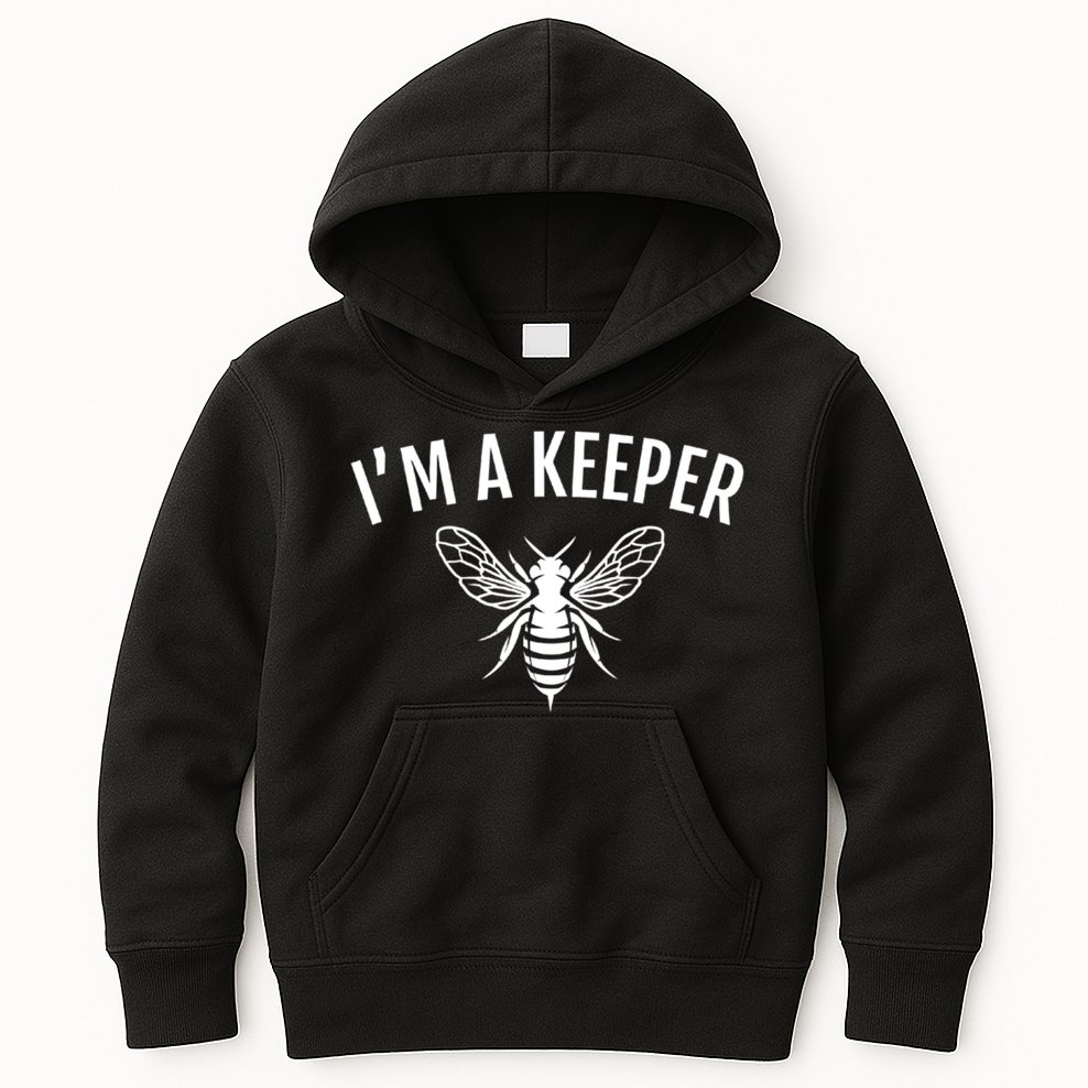 I'm A (Bee)keeper Gift Funny Beekeeper Beekeeping Funny Gift Kids Hoodie