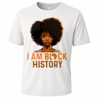 I Am Black History Women Girl Black History Month Melanin Cooling Performance Crew T-Shirt