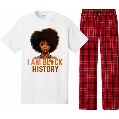 I Am Black History Women Girl Black History Month Melanin Pajama Set