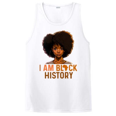 I Am Black History Women Girl Black History Month Melanin PosiCharge Competitor Tank