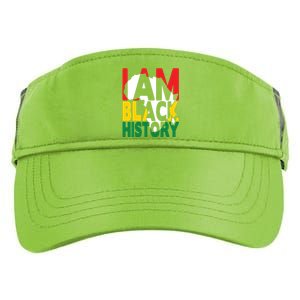 I Am Black History Month African American Pride Celebration Adult Drive Performance Visor