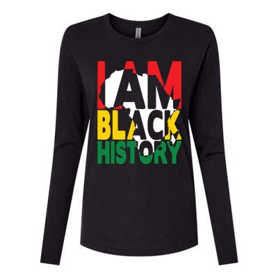 I Am Black History Month African American Pride Celebration Womens Cotton Relaxed Long Sleeve T-Shirt