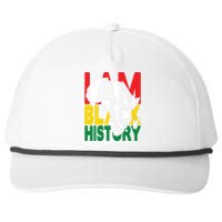 I Am Black History Month African American Pride Celebration Snapback Five-Panel Rope Hat