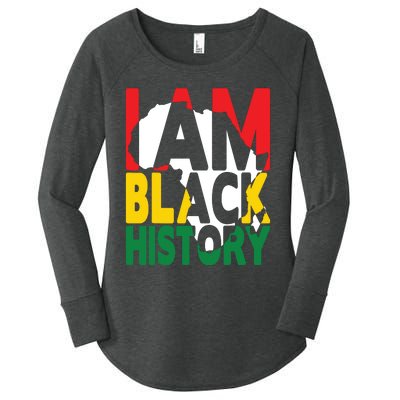 I Am Black History Month African American Pride Celebration Women's Perfect Tri Tunic Long Sleeve Shirt