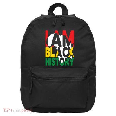I Am Black History Month African American Pride Celebration 16 in Basic Backpack