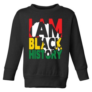 I Am Black History Month African American Pride Celebration Toddler Sweatshirt