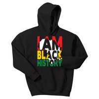 I Am Black History Month African American Pride Celebration Kids Hoodie