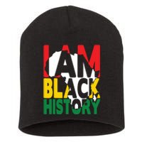 I Am Black History Month African American Pride Celebration Short Acrylic Beanie