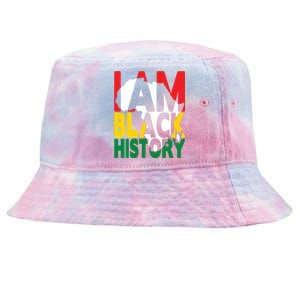 I Am Black History Month African American Pride Celebration Tie-Dyed Bucket Hat