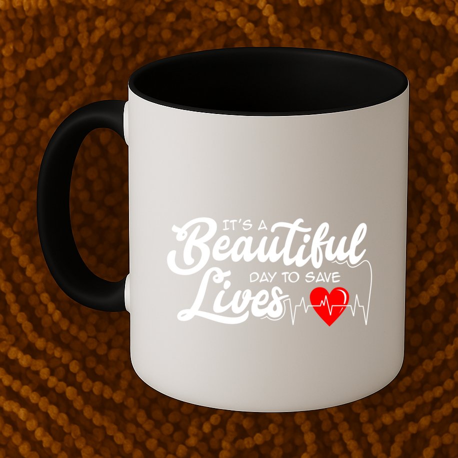 ItS A Beautiful Day To Save Lives Funny Nurse Careers Nurse Gift Mug