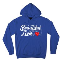 ItS A Beautiful Day To Save Lives Funny Nurse Careers Nurse Gift Hoodie