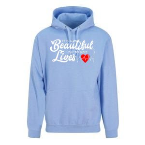 ItS A Beautiful Day To Save Lives Funny Nurse Careers Nurse Gift Unisex Surf Hoodie