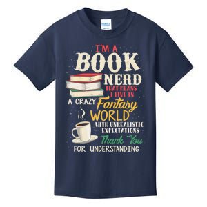 I'm a Book Nerd - Book Lover - Literature Kids T-Shirt