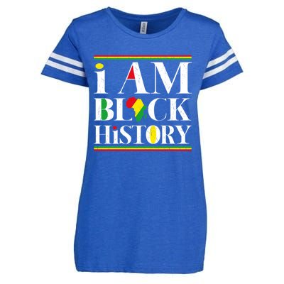 I Am Black History Month Juneteenth Freedom Day Independence Cute Gift Enza Ladies Jersey Football T-Shirt