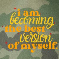 I Am Becoming The Best Version Of Myself Positive Quote Legacy Tie Dye Trucker Hat