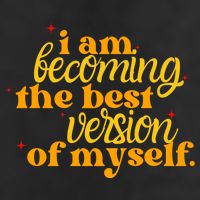 I Am Becoming The Best Version Of Myself Positive Quote Cool Comfort Performance Bucket Hat