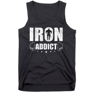 Iron Addict Bodybuilding Weightlifting Workout Tank Top