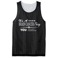 It's A Brain Cancer Thing You Wouldn't Understand Cancer Mesh Reversible Basketball Jersey Tank