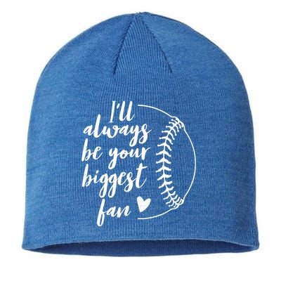 I'll Always Be Your Biggest Baseball Fan Gift Softball Fans Cute Gift Sustainable Beanie