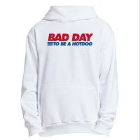 Its A Bad Day To Be A Hot Dog Funny Hot Dog 4th Of July Urban Pullover Hoodie