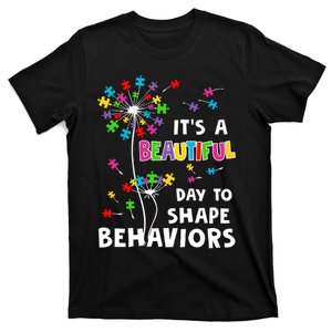 It's A Beautiful Day To Shape Behaviors Special Education Autism Awareness T-Shirt