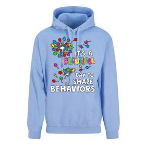 It's A Beautiful Day To Shape Behaviors Special Education Autism Awareness Unisex Surf Hoodie