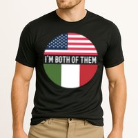 I Am Both Of Them American And Italian Flags Performance Shirt