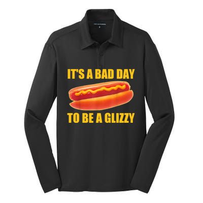 It’s A Bad Day To Be A Glizzy Silk Touch Performance Long Sleeve Polo