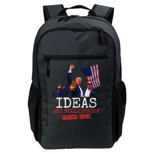 Ideas Are Bulletproof Trump 2024 Daily Commute Backpack