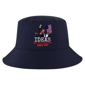 Ideas Are Bulletproof Trump 2024 Cool Comfort Performance Bucket Hat