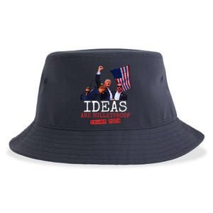 Ideas Are Bulletproof Trump 2024 Sustainable Bucket Hat