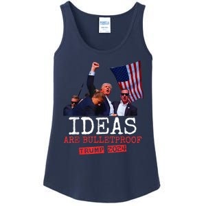 Ideas Are Bulletproof Trump 2024 Ladies Essential Tank