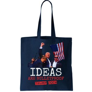 Ideas Are Bulletproof Trump 2024 Tote Bag