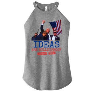 Ideas Are Bulletproof Trump 2024 Women's Perfect Tri Rocker Tank