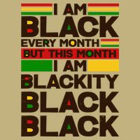 I Am Black Every Month But This Month I Am Blackity Black Black Cooling Performance Crew T-Shirt