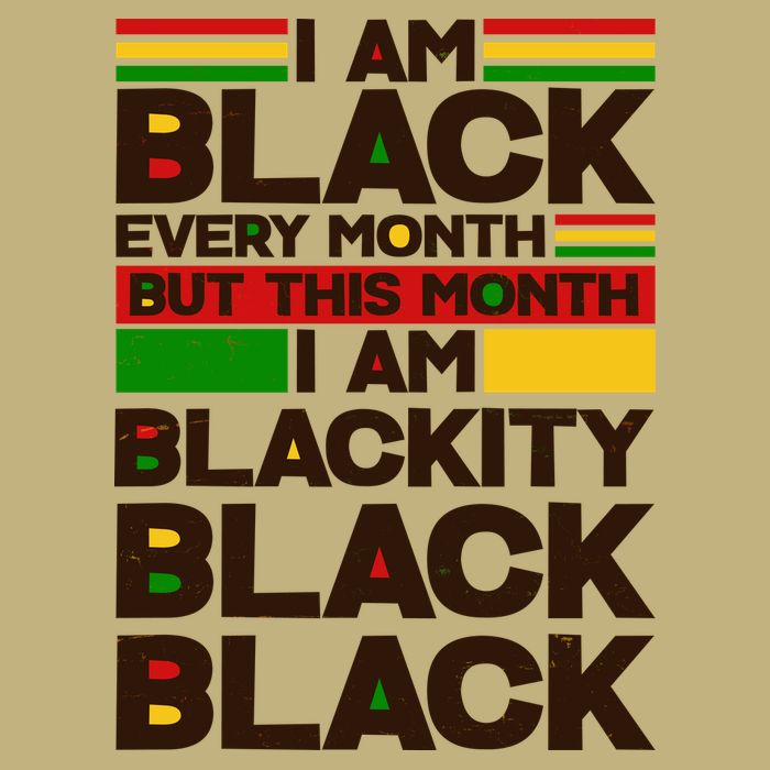 I Am Black Every Month But This Month I Am Blackity Black Black Cooling Performance Crew T-Shirt