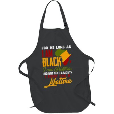 I Am Black History Lifetime Cool Black History Month Apron