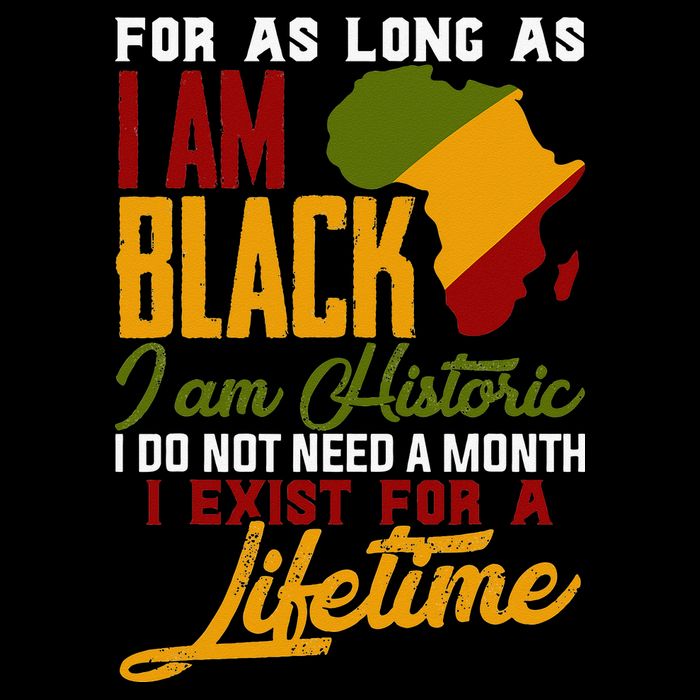 I Am Black History Lifetime Cool Black History Month Drawstring Bag