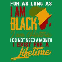 I Am Black History Lifetime Cool Black History Month Long Sleeve Shirt