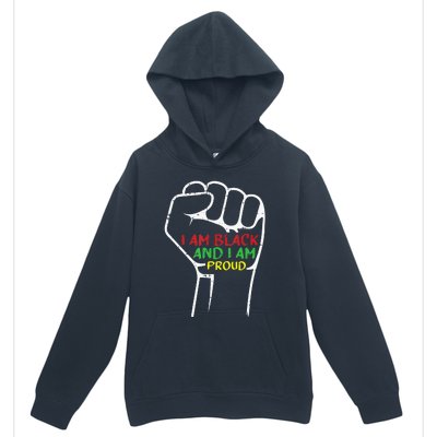 I Am Black And I Am Proud African American Urban Pullover Hoodie