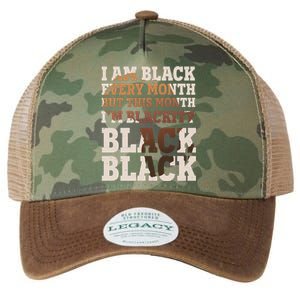 I Am Black Every Month This Month I'm Blackity Black Black Legacy Tie Dye Trucker Hat