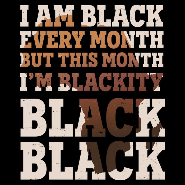 I Am Black Every Month This Month I'm Blackity Black Black Backpack