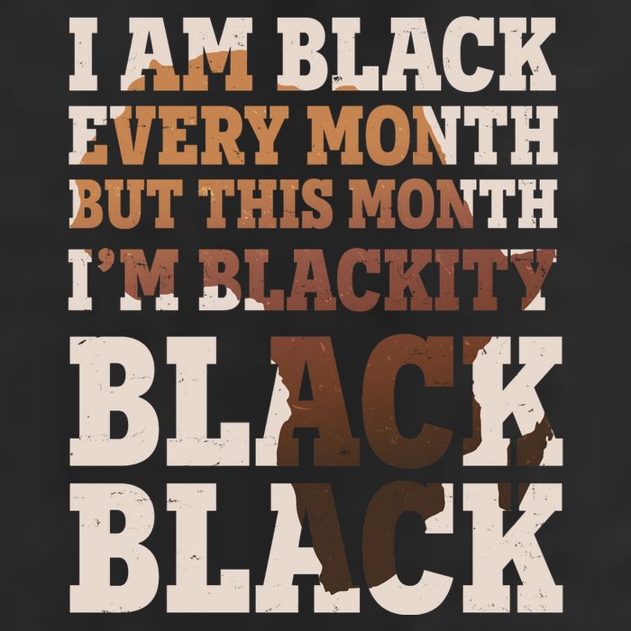 I Am Black Every Month This Month I'm Blackity Black Black Adult Drive Performance Visor